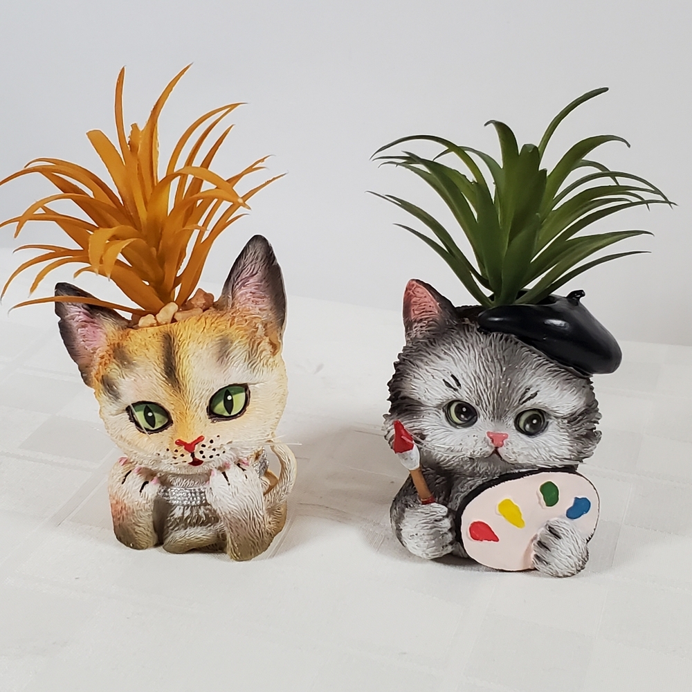 Bradford Exchange Kitty's Purr-fect Planters